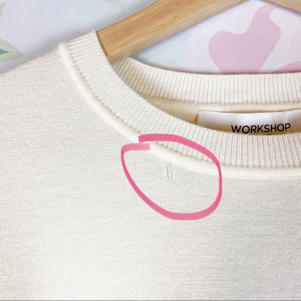 NEW Workshop Republic Clothing Imagine Embroidered Sweater L - Picture 9 of 9